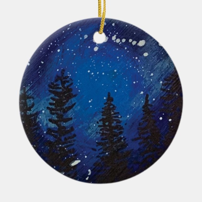 Ornamento de Starry Night Sky (Frente)
