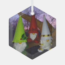 Ornamento de Sunset Woodland Gnomes