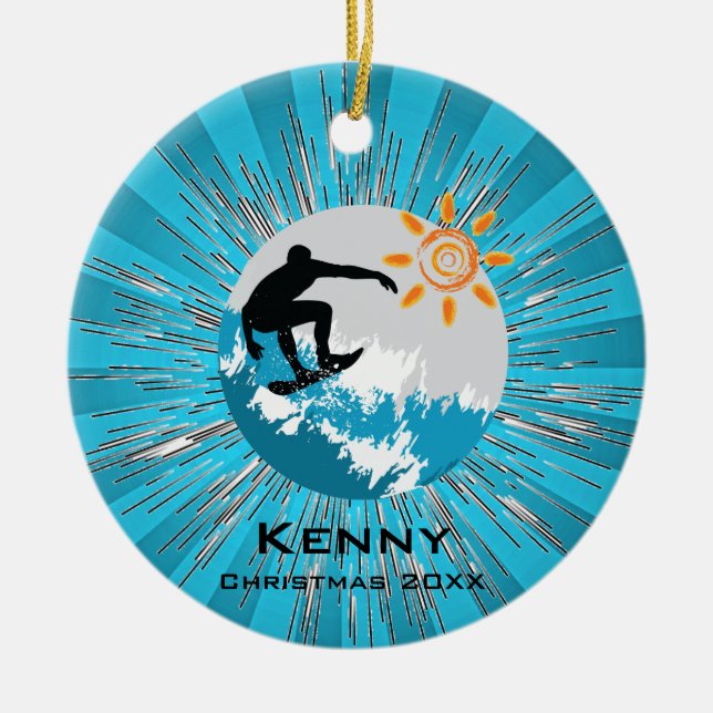 Ornamento de surf (Frente)