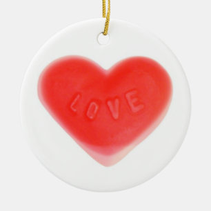 Ornamento de Sweet Heart 'Your Text'