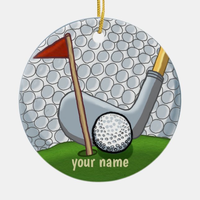 Ornamento de Swing Golf (Frente)