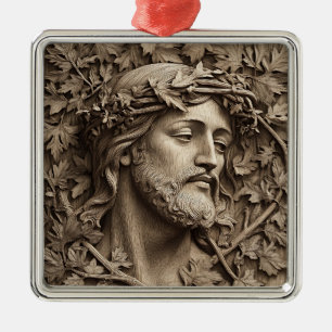Ornamento de tallado de Jesús