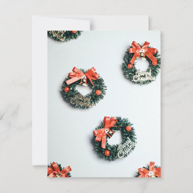 Ornamento de tarjetas de navidades con cotizacione (Anverso)