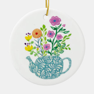 Ornamento de Teapot Bouquet