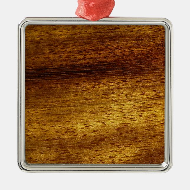 Ornamento de teca de madera (Frente)