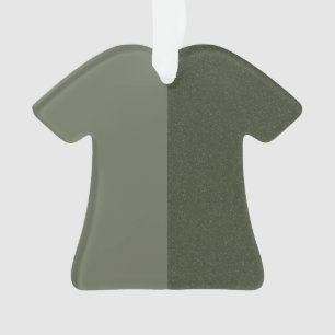 Ornamento de Tee Verde Moss de doble tono - Person
