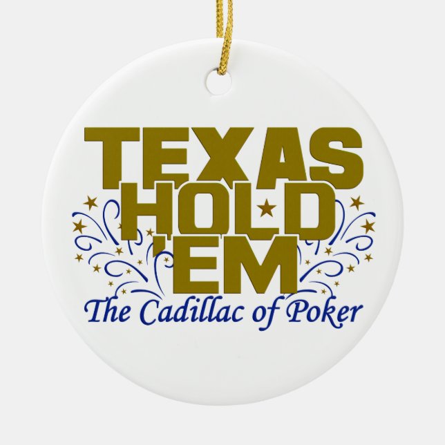 Ornamento de Texas Hold 'Em (Frente)