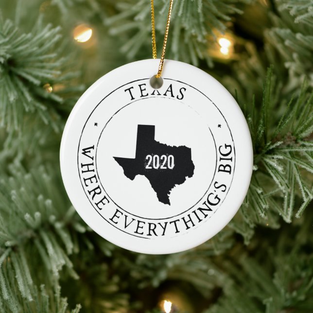 Ornamento de Texas personalizado (Árbol)
