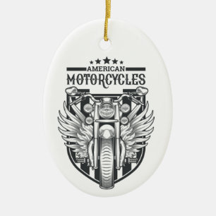 ornamento de texto personalizado "Motocicletas est