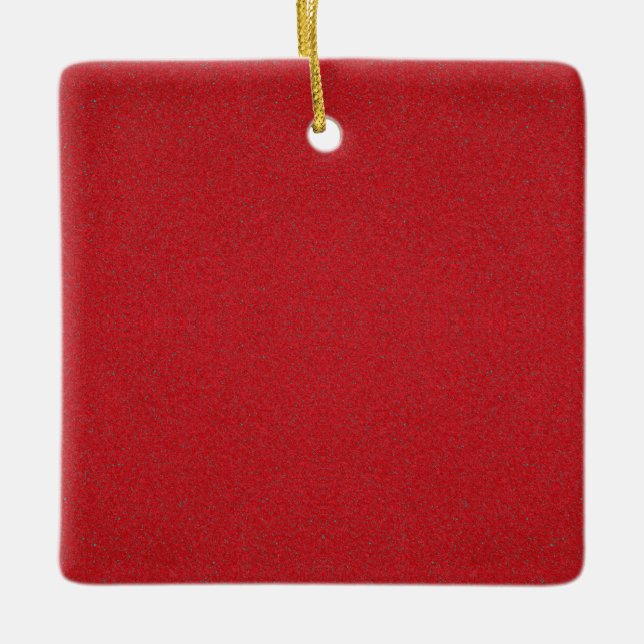 Ornamento de textura de ruido rojo de tomate - Per (Anverso)