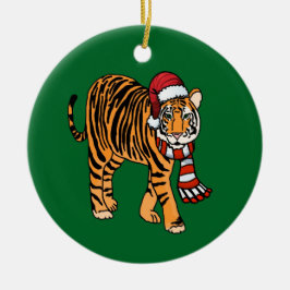 Ornamento de tigres navidades