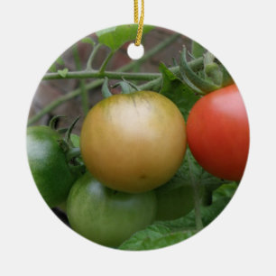 Ornamento de tomates ligeros