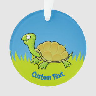 Ornamento de tortuga personalizado