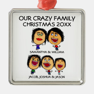 Ornamento de tres locos hijos