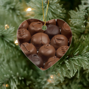 Ornamento de trufas de chocolate