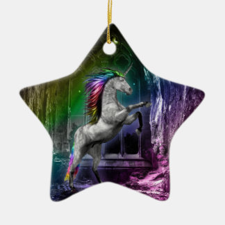 Ornamento de Unicornio arcoiris