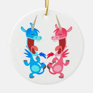Ornamento de Unicornio de baile de Personalizado l