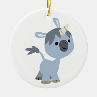 Ornamento de unicornio de bebé Personalizado Cute 