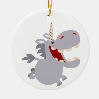 Ornamento de unicornio de la Personalizado Cute To
