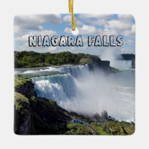 Ornamento de vacaciones de las cataratas del Niága