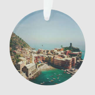 Ornamento de vacaciones de personalizado de viaje