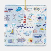 Ornamento de vacaciones- El pueblo ABC'S of Hope