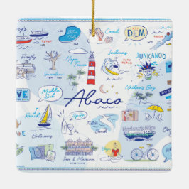 Ornamento de vacaciones- El pueblo ABC'S of Hope