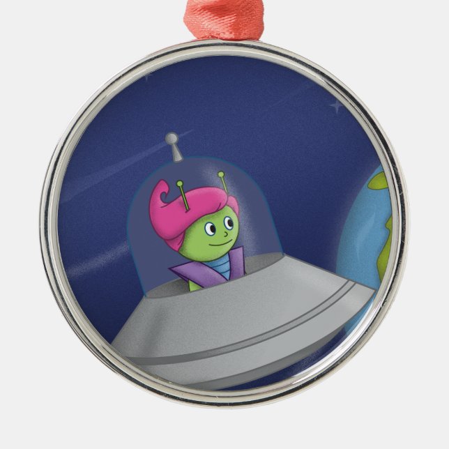 Ornamento de vacaciones primarias de la Tierra (Frente)