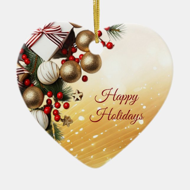 Ornamento de vaina de chocolate (Frente)