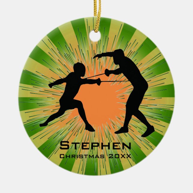 Ornamento de vallado personalizado (Frente)