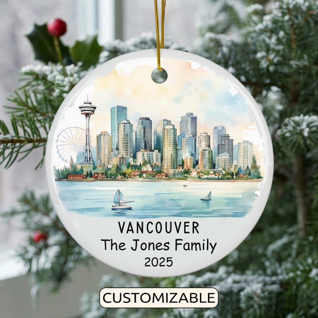 Ornamento de Vancouver personalizado, Canadá (Subido por el creador)