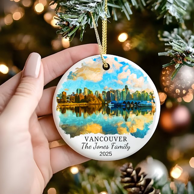 Ornamento de Vancouver personalizado, regalo de Ca (Subido por el creador)