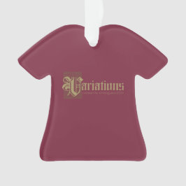 Ornamento de Variaciones de Noblesville Winter Gua