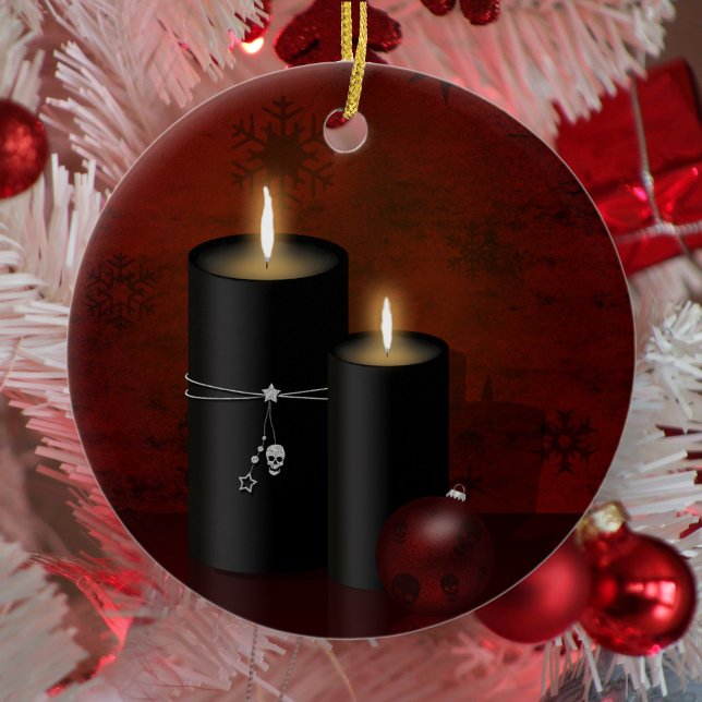 Ornamento de velas de Navidades góticos (Subido por el creador)