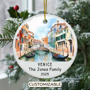 Ornamento de Venecia Personalizado, Italia