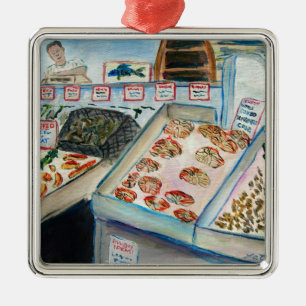 Ornamento de venta de mariscos (Pike Place - Seatt
