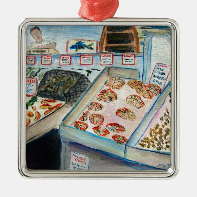 Ornamento de venta de pescado (Pike Place - Seattl (Frente)