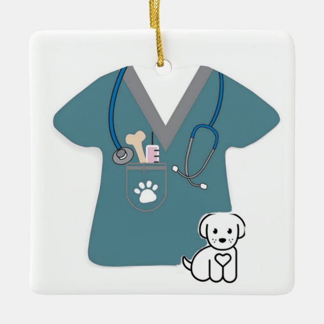 Ornamento de Vet Scrub (Anverso)