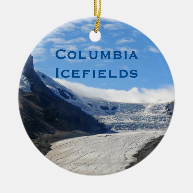 Ornamento de viaje de Columbia Icefields Athabasca (Frente)
