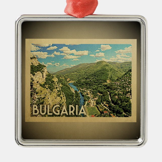 Ornamento de viajes de cosecha de Bulgaria (Frente)