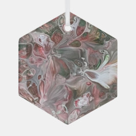 Ornamento de vidrio abstracto