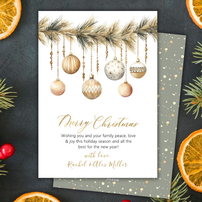 Ornamento de vidrio botánico no foto Feliz Navidad (Subido por el creador)