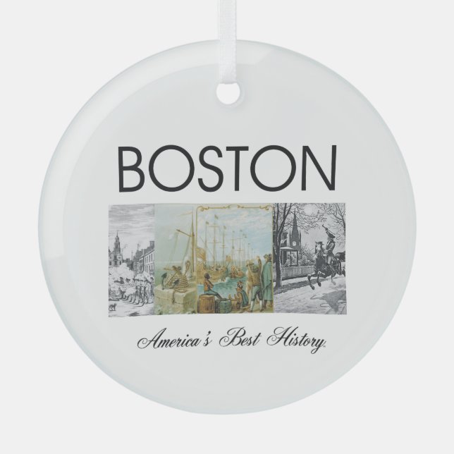 Ornamento de vidrio de Boston TOP (Anverso)