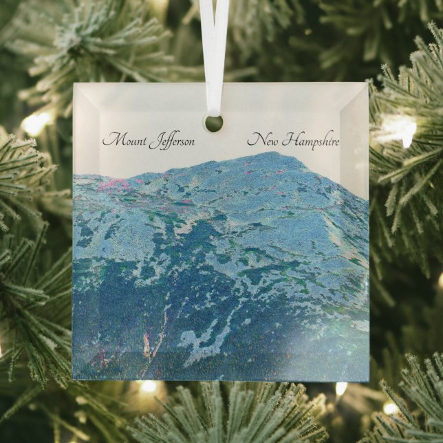 Ornamento de vidrio del Monte Jefferson (in situ)