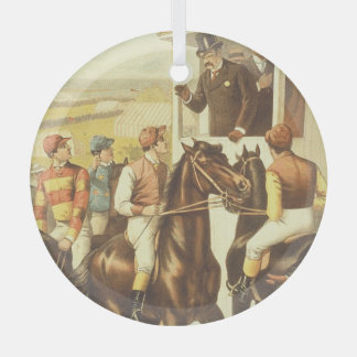 Ornamento de vidrio derby Day TOP