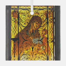 Ornamento de vidrio para MADRES E HIJOS