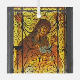 Ornamento de vidrio para MADRES E HIJOS