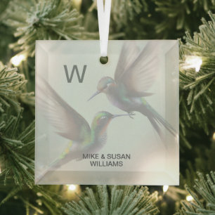 Ornamento de vidrio personalizado