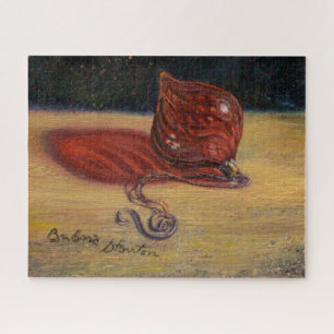 "Ornamento de vidrio rojo" rompecabezas
