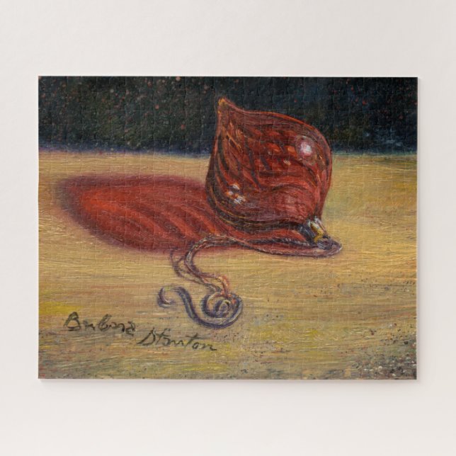 "Ornamento de vidrio rojo" rompecabezas (Horizontal)